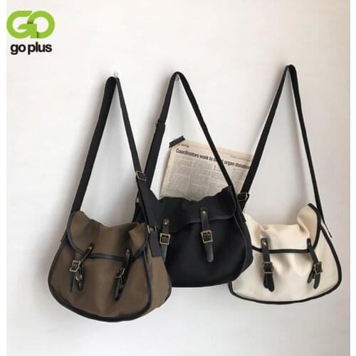 GOPLUS Canvas Shoulder Bag For Women Fashion Big Bag Vintage Tote Bags Patchwork New Designer Shopper Bag Satchel For School