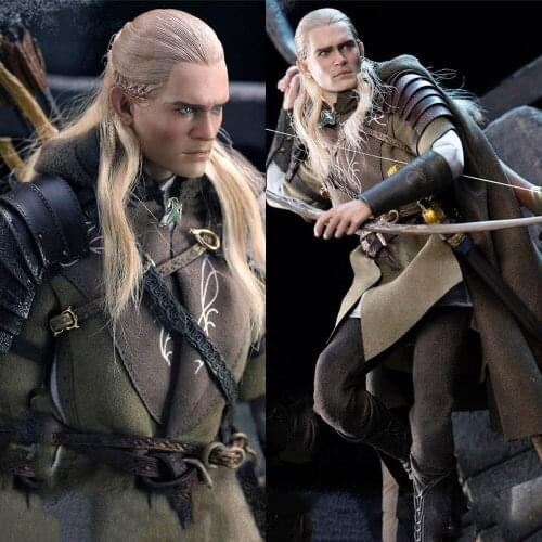 Asmus Toys 1/6 LOTR029 Male Elf Prince LEGOLAS AT HELMS DEEP Action Figure Model for Fans Holiday Gifts