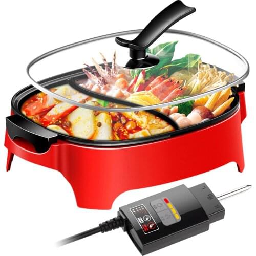 Household Multi Cooker Electric Hot Pot Chafing Dish Multifunctional Electric Hot Pot Cooker Electric Cooking Machine DHG-600BY