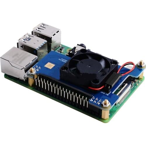 Power Over Ethernet Module With Cooling Fan for Raspberry Pi 4B/3B+/3B Repair Accessories