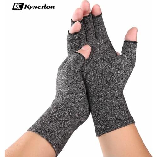 Arthritis Gloves Unisex Men Women Therapy Compression Gloves Hand Arthritis Joint Pain Relief Health Care Half-finger Gloves
