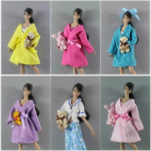 30cm Doll Dress Fashion Clothes handmade outfit For Barbie Doll for licca Accessories Baby Toys Best Girl' Gift