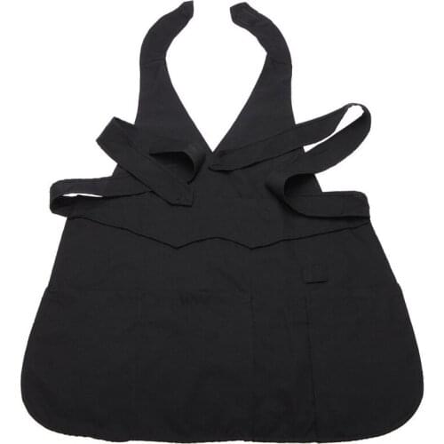 Professional Anti-static Salon Apron Hairdressing Cape Hair Dyeing Salon Gown Black