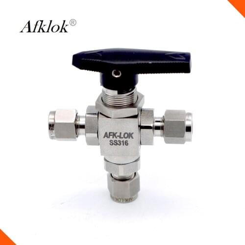1/4"OD Compression Connection Gas Stainless Steel high pressure ball valves 3000PSI Factory price