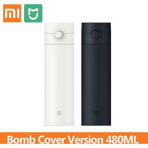 Xiaomi Mijia Thermos Cup Bomb Cover Version 480ML Large Capacity Stainless Steel Portable Hot Water Insulation Bottle