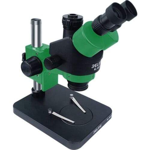 RELIFE RL-M3T 7X-45X Trinocular Stereo/Digital/video Microscope for mobile phone repair