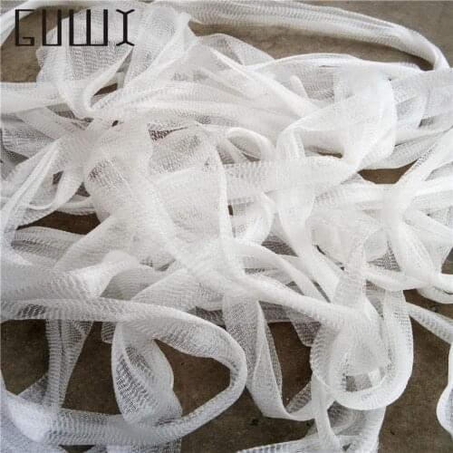 1m Length White Green Plant protection cover Bonsai Flower protection Thickening Cylinder net Net bag in kitchen Fishing net