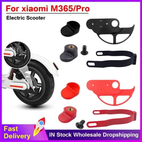 Electric Scooter Rear Fender Mud guard Support Protection Cable For Xiaomi M365 Scooter Rear Wheel Braker Disc Guard PVC Part