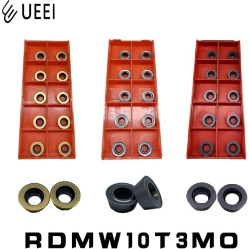 100% original 10PCS Turning Tool Insert RDMT10T3MO carbide blade turning tool High quality and hardness CNC milling cutter