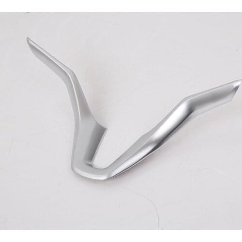 ACCESSORIES FIT FOR HONDA VEZEL HR-V 2014 2015 2016 2017 2019 2019 CHROME STEERING WHEEL PANEL COVER BADGE INSERT TRIM V SHAPE