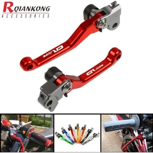 CR250R 2004-2007 Motorcycle Dirt Bike Brake Clutch Levers CNC Pivot Foldable handle levers FOR HONDA CR 250R 2004 2005 2006 2007