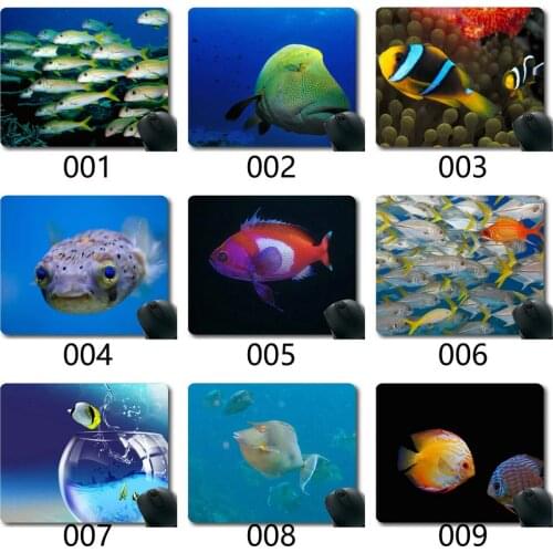 Gaming Mouse Pad Custom,Mouse Pad,Ocean Fish Theme Of Unique Gaming Mouse Pads