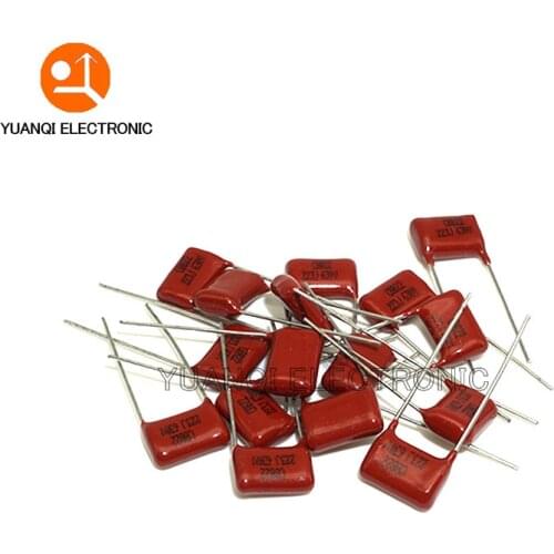 500pcs CBB Polypropylene film capacitor pitch 10mm 15mm 630V 400V 250V 450V 100nF 220nF 330nF 470nF 680nF