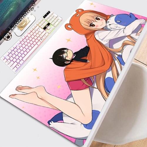 Pads Mouse Gaming Accessories Mause Pc Gamer Mat Xxl Keyboards For Complete Deskpad Long Desk Mats With Computer Cute Umaru-chan