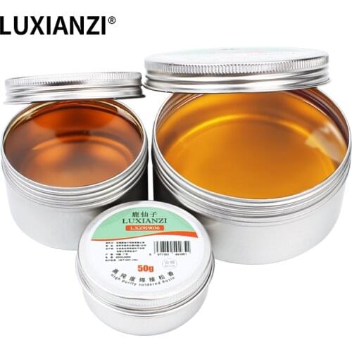 LUXIANZI 50/100/200g Solder Flux Paste Soldering Flux BGA High Purity Rosin Flux for Soldering SMD PCB Repair Fluxo De Solda