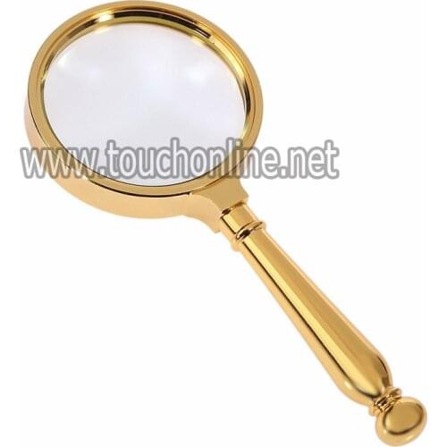 Metal alloy Bronze 10X Classic Reading Magnifier Loupe MG10X80