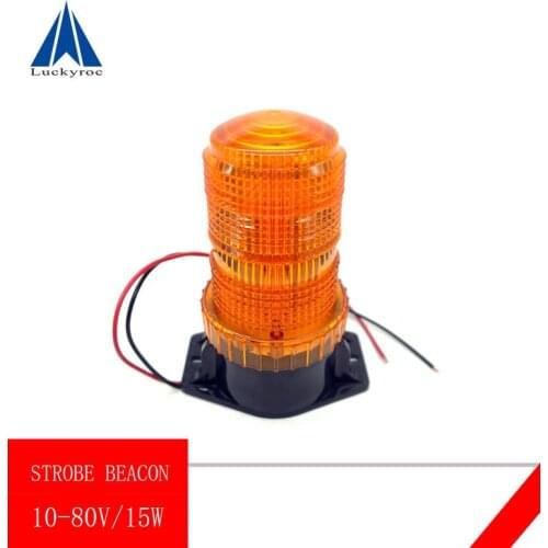 Forklift Strobe Beacon Flashing Light 10-80V ,15W