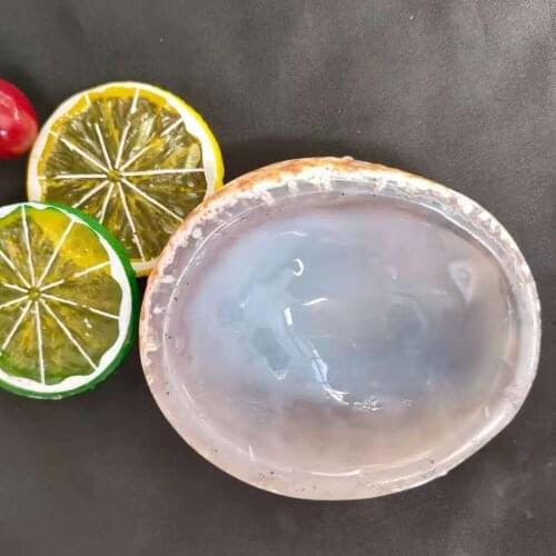 1pc Natural stone Agate bowl polished quartz mineral crystals reiki decorations for home