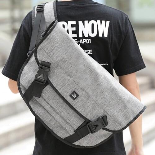 Bicycle Fixed Gear Messenger Bag for Men Casual Oxford Sports Rucksack for Boys Students Laptop Bike Messenger Crossbody Bags