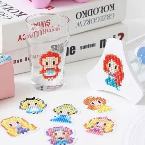 Cartoon Freely Paste Diamond Painting Sticker Needle Art Full Round Drill Cross Stitch Kit for Child Adult DIY