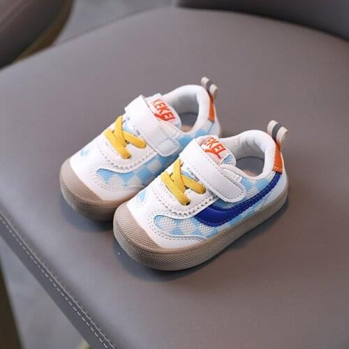 Toddler Baby Girl Shoes Winter Thicken Plush Baby Boy Shoes Soft Bottom Autumn Casual Sneakers Striped Patchwork Newborn Shoes