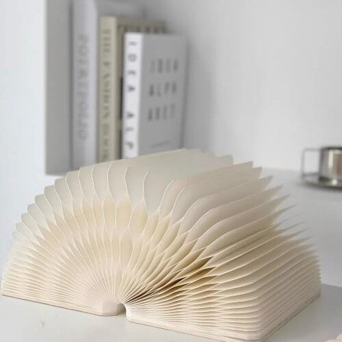 Ins Style Pleated Ornaments Creative Design Art Origami Book Ornaments Portable Low Stool Home Decoration Simple Gift