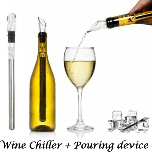 304 Stainless Beer Cooling Bar Beer Ice Wine Stick Portable Freezing Cooling Ice Wine Device Ice Cooler Kitchen BAR Tools