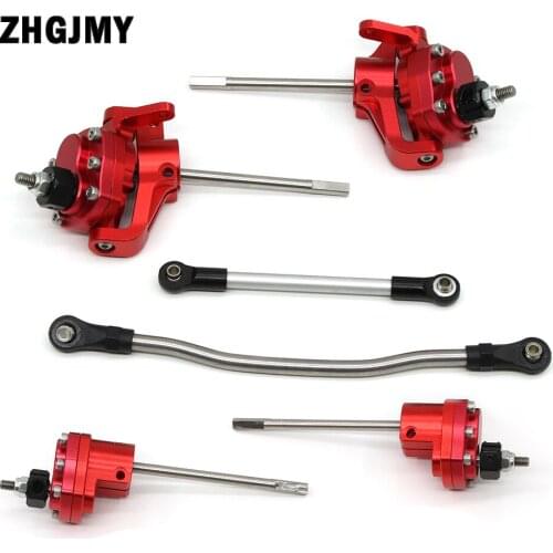 RC Car Axial SCX10 II Alloy Front Rear Straight Complete Axle for 1/10 SCX10 II 90046 90047 RC Crawler Car Upgrade Parts