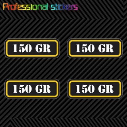 Creative 150 GR Ammo Can Sticker Set Decal Self Adhesive Molon Bullet Type 2 Grain for Car, Laptops, Motorcycles
