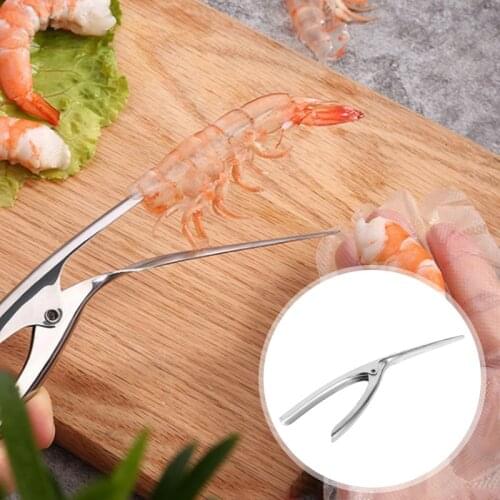 304 Stainless Steel Smart Shrimp Peeling Plier Kitchen Restaurant Easy Peel Shrimp Clamp House Handy Shrimp Peel Tools Gadgets