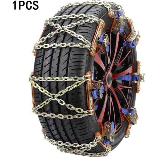 Universal Steel Truck Car Wheels Tyre Tire Snow Ice Chains Belt Winter Anti-skid Vehicles SUV Wheel Chain Mud Road Safe Safety