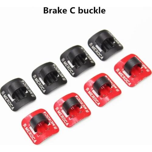 Bicycle brake line cable buckle mtb road bike hydraulic brake line C-type line buckle convenient self-adhesive C buckle