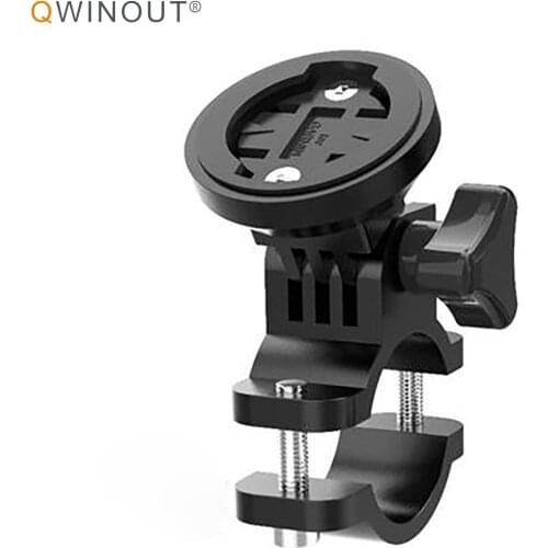 QWINOUT Bike Computer Mount Bracket Bike Handlebar Mount Holder GPS Speedometer Bike Stopwatch Holder For GARMIN/Bryton