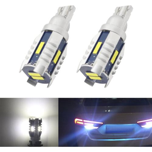 W16W T15 LED T16 Bulb Canbus Error Free Backup Reverse Led 921 912 LED Bulbs Car Lights Brake Stop Light White AC12VSignal Lamp