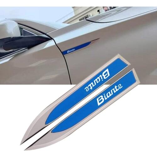2PCS 3D Metal Emblem Badge Car Body Side Decoration Sticker For Mazda Biante ATENZA ZOOM SKYACTIV 6 3 2 stickers