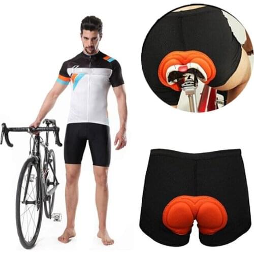 3D Bicycle Outdoor Shorts Bike Sponge Seat Cushion Moisture Wicking Quick Dry Shock Absorption Breathable Comfortable Underwear