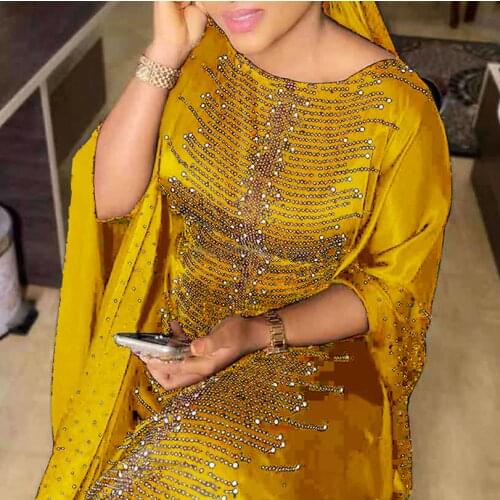 9 Colors 2020 Africa Clothing African Dresses For Women Muslim Long Dress High Quality Length Fashion African Dress For Lady