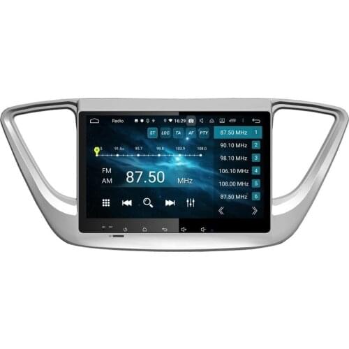 4gb+64gb PX6 6-Core Android 10 Car Radio DVD Player for Hyundai Verna Accent Solaris 2017 2018 GPS Bluetooth 5.0 WIFI CarPlay