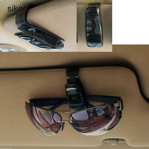 Auto Glasses Fastener Cip Clip Sun Visor holder Accessories ABS Vehicle Sunglasses Eyeglasses Glasses Ticket Holder Clip