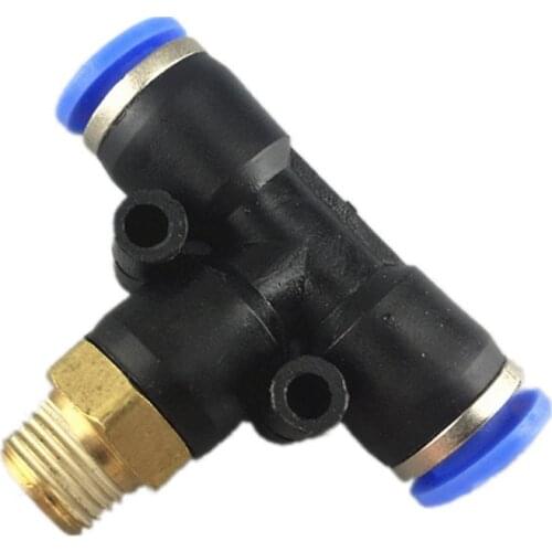 Free shipping 10pcs Pneumatic fittings tee Transfer joint pneumatic connector PB6-01/PB6-02/PB8-01/PB8-02