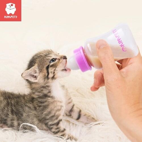Kimpets Pet Feeding Bottle for Cats Kittens Dogs Puppies Small Pacifiers Newborn Milk Cat Supplies Puppy Special Feeding Devices