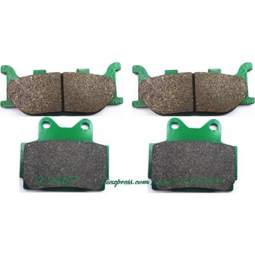 For YAMAHA 400 XJ DIVERSION - R 1991 - 1994 Disc Brake Pads Pill Front Rear 1993 1992