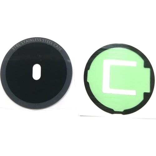 For Samsung Gear S2 R720 R730 Watch Housing Back Battery Cover Glass Rear Door Case with Adhesive Glue