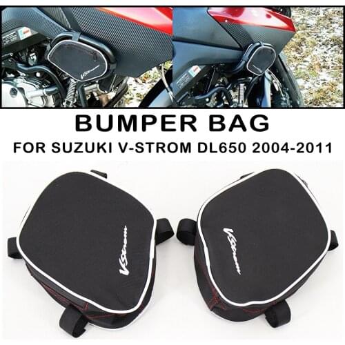 Motorcycle New Frame Crash Bars Waterproof Bag Fits For Suzuki V-Strom 650 DL650 Repair Tool Placement Bag For Givi For Kappa