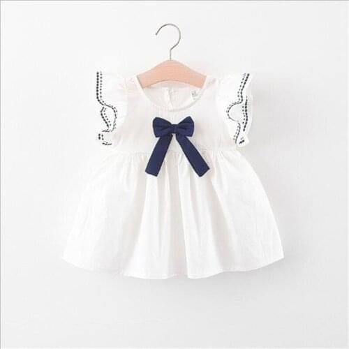 New Cotton Baby Dresses Cute Summer Kid Girls Clothes Princess Dress Infant Toddler Girls Dress