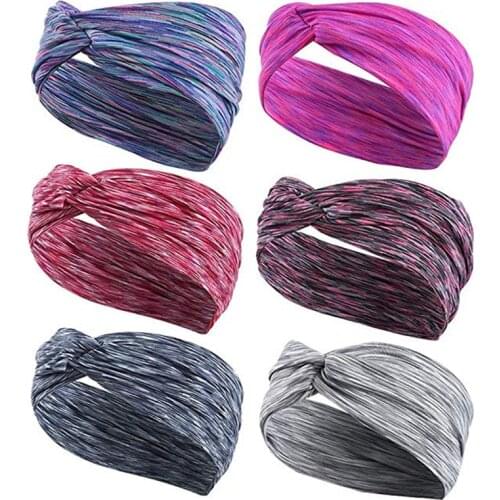 New 2019 High Quality Headband Criss Cross Hair Band Stretchy Headwraps Yoga Sweatband Running Sports Hairband For Women#292886