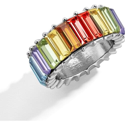 Кольца с кристаллами QWC China At AliExpress