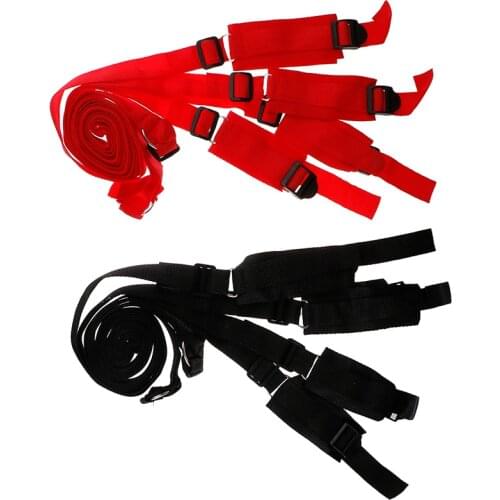 Sex Toys For Couples Under Bed BDSM Bondage Restraint System Fetish Sex Adult Games Set Wrists Ankle Cuffs Erotic Sex Products