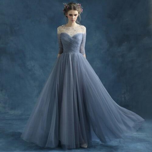 Brand New Vestidos De Festa 2015 Sexy see-through Chiffon With Crystal A Line Summer Style Robe De Soiree Evening Dresses