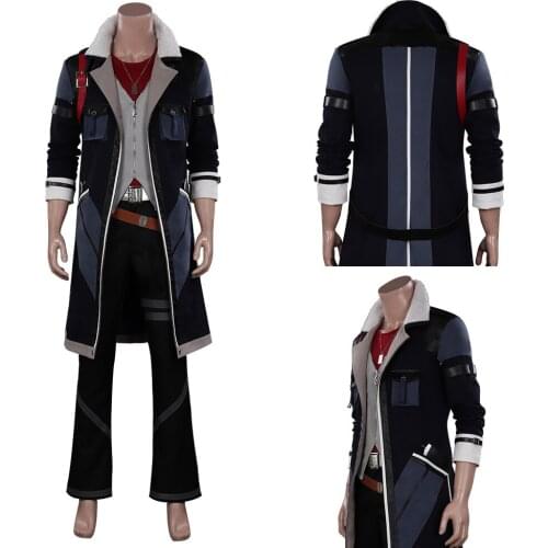 The Legend of Heroes VI Sora no Kiseki Van Arkride Cosplay Adult Trench Coat Uniform Halloween Carnival Suit